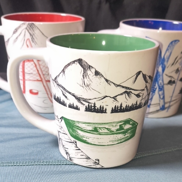 Tim Hortons Mountain Adventure Mug Trio - Skiing Hockey & Canoe - Picture 9 of 16
